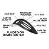Tacticlip - XL Snap Hair Clip Multitool Barrettes for Thick
