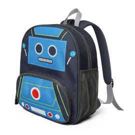 QXWREL Toddler Backpack for Boys 3-8: Preschool Kindergarten Backpack - Cute Kids Backpacks for Boys-Robot