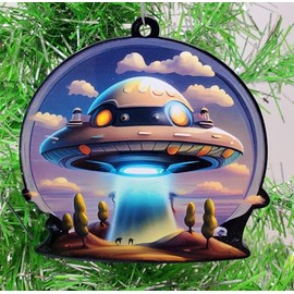 Generic UFO Alien Ship Ornament