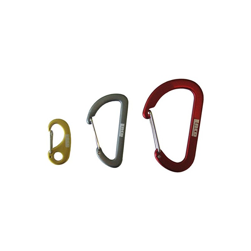 LACD Unisex - Adult 3 Piece Size Set Accessory Biner