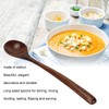 4 Pcs Wooden Spoon Exquisite Japanese Style Long Handle Large