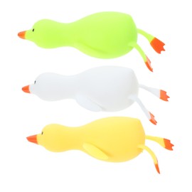 Toyvian Lalale 3 Piece Duck Stretchy Toy Play Set for Children Novelty Fidget Toy Sensory Fidget Toy Animal Squeeze Ball Squeezing Toy Simulation Duck Flour
