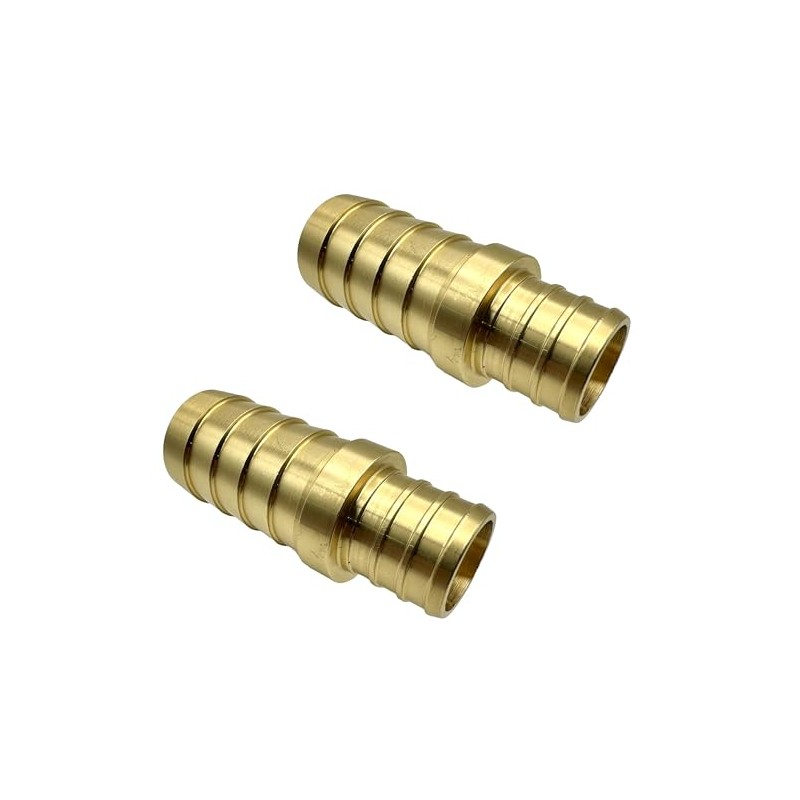 GRIDTECH (2 Pack) Brass 3/4” PEX to 3/4” Hose Barb