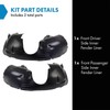 TRQ TRQ Front Inner Fender Liner Set Compatible with 2008-2011
