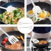 TeamFar Kitchen Utensils, 4 PCS Silicone Cooking Utensils with White