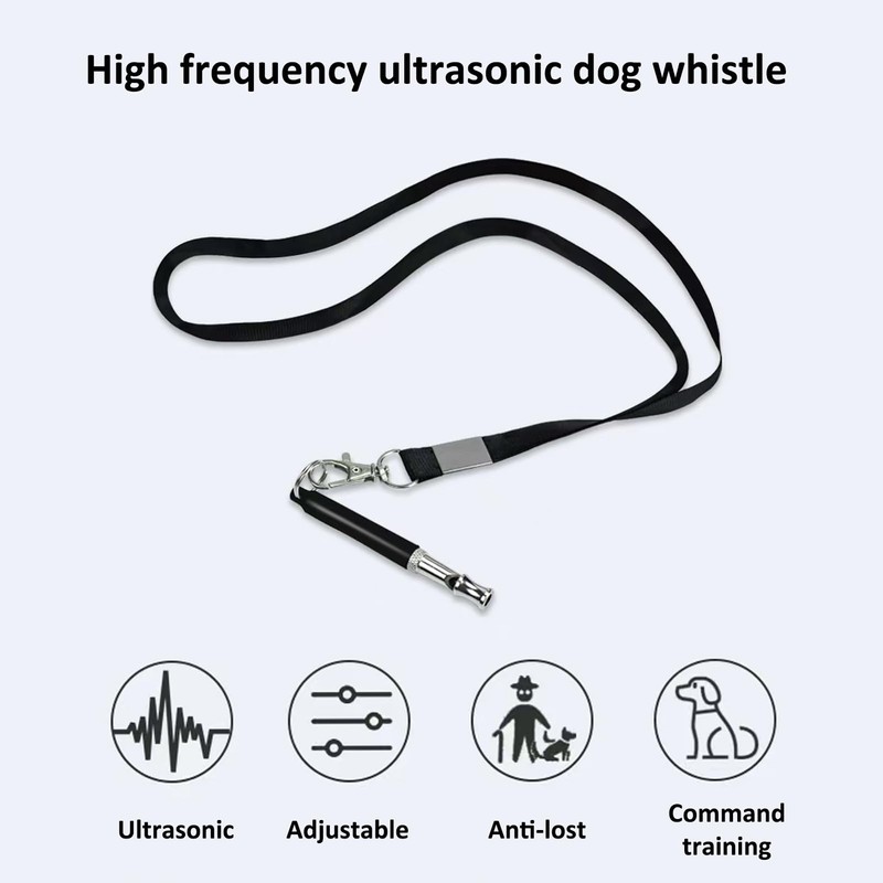 Siliget Dog Training Whistle, Dog Whistles for Recall, Ultrasonic Stop