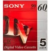 Sony minidezitarubideokasetto 5 Roll Pack 5dvm60r3