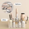 NIUBEE Hair Tool Organizer, Clear Acrylic Hair Dryer and Styling