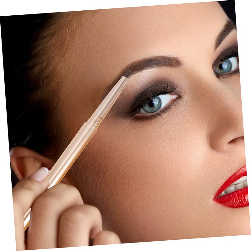 WOONEKY 3pcs Eyebrow Pencil Dual-ended Smudge Makeup Tools for Effortless