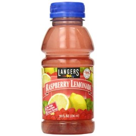 Langers Juice, Raspberry Lemonade, 10 Fl Oz (Pack of 12)