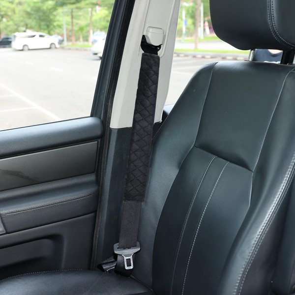Amooca Soft Automotive Seat Belt Cover Seatbelt Shoulder Pad Neck