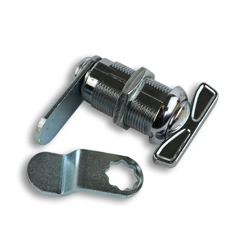 Leisure Locks Thumb Turn Latch with 1-1/8" Cylinder and Chrome