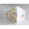 Reusable Mask, White, Printed, Original, Fun, Colorful
