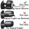 Torox For 2016-2023 2024 Nissan Titan XD Towing Mirror COVERS