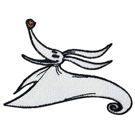 Zero Jack's Pet Ghost Dog Iron On Patch Nightmare Before Christmas Fan Applique