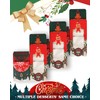 qiqee Christmas Cupcake Boxes Individual 100pcs Auto-Popup 3.5" x 3.5"