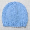 Knitting Pattern for Preemie Baby Hats, Circular or Straight Instructions,