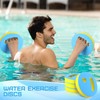 Hungdao 4 Pcs Water Exercise Discs Water Weights for Pool
