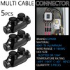 Copkim 5 Pcs Insulated Wire Connectors Black Splice Connector 2