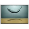 SIGNWIN Framed Canvas Print Wall Art Surreal Ocean Whale Desert