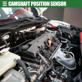 Motoforti 2 Pcs 2pcs Camshaft Position Sensor Camshaft Position Sensor for Hyundai Kona 2018-2021 ABS Metal #393502E200 Dark Grey