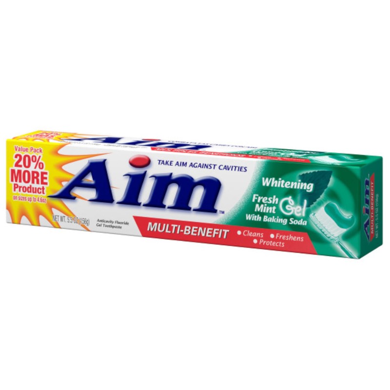 Aim Toothpaste 6 oz Tube (pack of 6) Fresh Mint