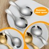 3 Pcs Stainless Steel Short Handle Spoons,Mini Short Handle Spoon,