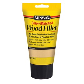 Minwax 448520000 Color-Matched Filler Wood Putty, Natural 6 oz