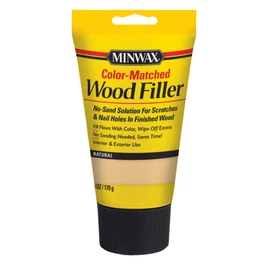 Minwax 448520000 Color-Matched Filler Wood Putty, Natural 6 oz