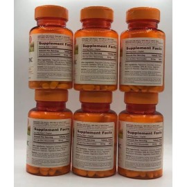 Sundown Naturals 6PK SunDown NON-GMO Essential Zinc 50 mg ~ 100 Capsules each ~ EXP 6/26