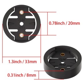 Mounts Replacement for Garmin, Bicycles GPS Adapter Insert Compatible with Garmin Edge and Varia OEM Mounts 4Pcs