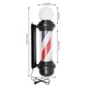 AngelcityCC 26.8 in Wall-Mounted Barber Pole Led Light, Red, White,
