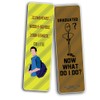 Creanoso Funny Master Degree Graduation Bookmarks (2-Sets X 6 Cards)