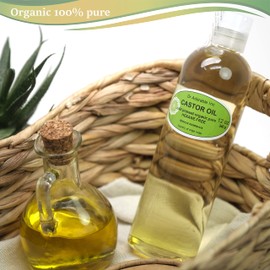 Dr Adorable - 12 Oz - Premium Castor Oil - 100% Pure Natural Organic Cold Pressed Virgin