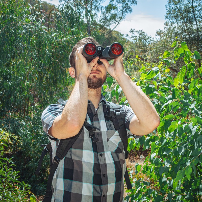 Barska Gladiator 8-24x50 Zoom Binoculars with Tripod Adaptor for Long