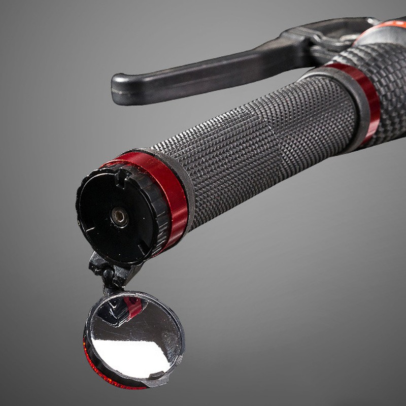 Bicycle Handlebar Plug Lamp Rearview Mirror Adjustable Bicycle Handlebar Mirror