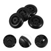 BIUDECO 4pcs Gym Accessory Wheels Plastic Roller Exercise Wheel Replaceable