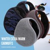 Basic Sense Winter Earmuffs, Camouflage and Ribbed Pattern Extra Wide