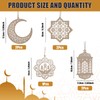 Ramadan Decorations, Wooden Pendant Eid Ramadan Decorations for Home, Ramadan