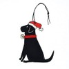 Sweet William Black Cocker Spaniel Christmas Decoration, Wood, 10x10x0.5 cm