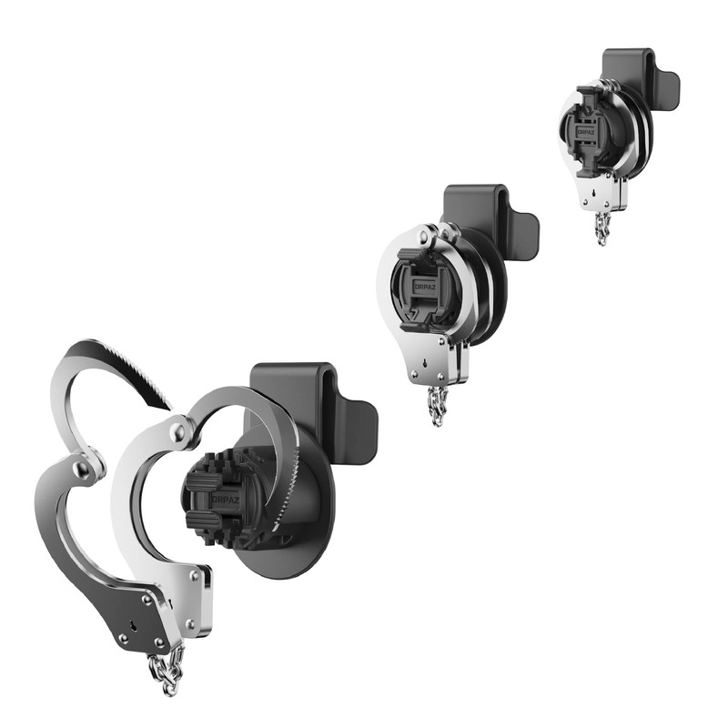 Orpaz Handcuff Holster, Handcuff Holder, Standard, Belt-Loop - Unisex -