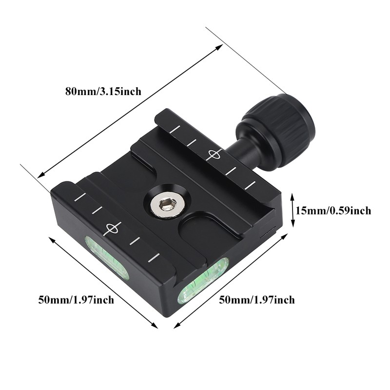 Metal Clamp Quick Release Plate For Arca SWISS RRS BENRO