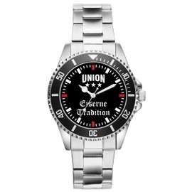 KIESENBERG - Union Gift Item Idea Fan Watch 2351, black, Bracelet