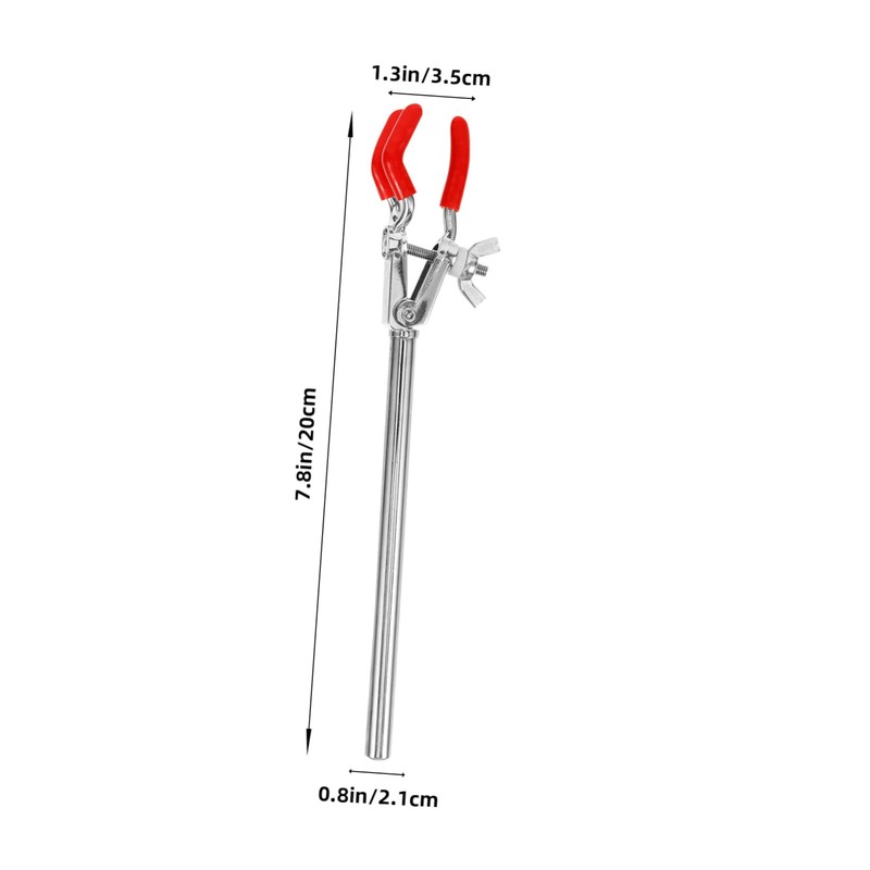 Alipis Test Tube Clamp Prong Flask Clip Laboratory Holder for