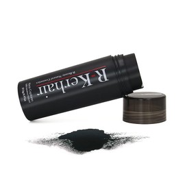 R-Kerhair 100% natürliche Keratin-Verdichtungsfasern - Optionaler Applikator und Fixierer (Hellbraun)