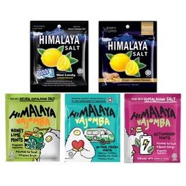 Himalayan Salt Candy (Variety Pack – 5 Flavours, 15g x 5 Bags)