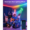 Aclorol LED Neon Rope Light 4M 240 LEDs Flexible USB