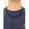 FindChic Chunky Black Chain Necklace for Men, Curb Chain Necklace