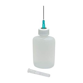 Gaunt Industries HYPO-250 - Epoxy & Cement Applicator - Precision Acrylic Adhesive Dispenser - 1-1/4 Oz Clear Plastic Bottle with 23 Gauge Blunt Needle tip