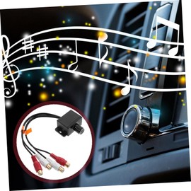 ULTECHNOVO Sleek Design RCA Bass Knob Easy Install Volume Level Controller for Amplifiers